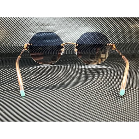 Tiffany Rose Gold Blue 60mm Sunglasses main image 4